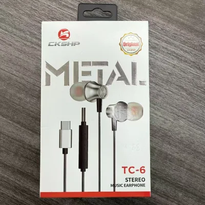 Wired Earphone High Fidelity Tangle-Free with Mic for Music Calls Cheap Price Glowing at Night Fast Shipping Type c Earphones