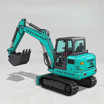 Kubota Excavators Machine 6 Ton EPA Engine Mini Crawler Digger Home Use 1-Year Warranty New and Used for Sale Free Shipping