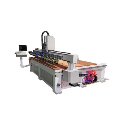 Acoustic Panel Board Nailing Machine Soundabsorbing Wood Slat Panel Nailing Machine