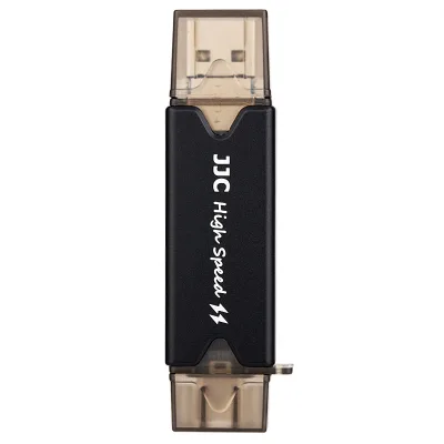 3-in-1 High Speed OTG USB 3.0 Card Reader Micro USB 2.0 + Type-C + USB 3.0 Access to SD and TF Card Simultaneously