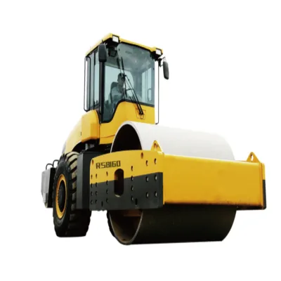 Mechanical Vibratory Double Drum Vibratory Road Construction Roller 16T RS8160 Equipped Sheep's Foot Grinding Fully Motor Pump