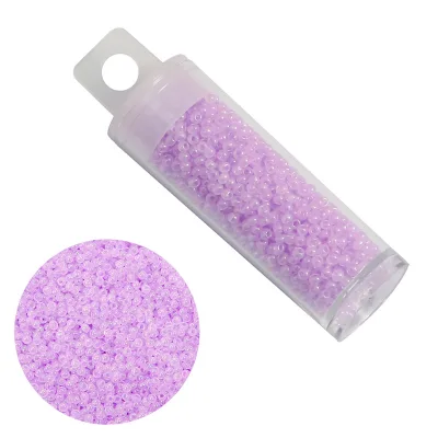Wholesale Cheaper Crystal Beads Fresh Light Purple 1500pcs Per Pack 2mm Glass Seed Beads