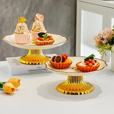 New Modern and Simple Fruit Plate Serving Plate for Living Room Desk Display of Candy Snacks Nuts and Dumplings