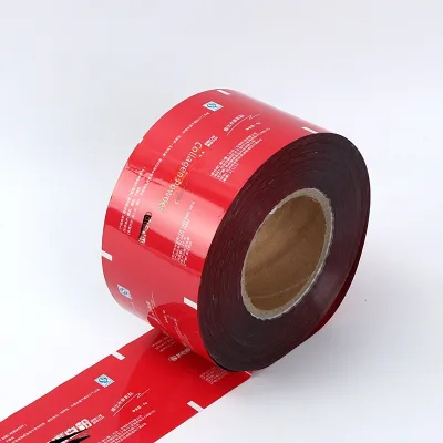 Custom Collagen Protein Powder Film Roll for Automatic Packaging Machine High Barrier Lamination Foil Packaging Film