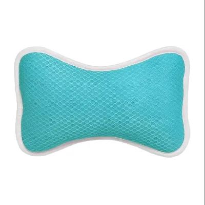 2024 New Design Bathtub Head Rest Pillow Comfortable Bath Pillow With 2 Suction Cups