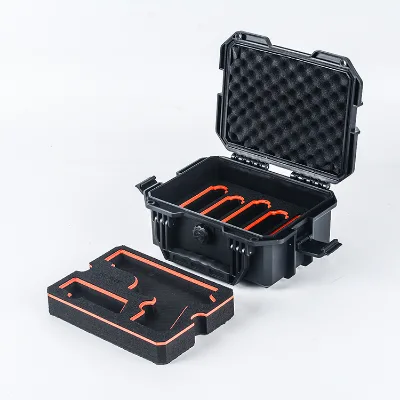 Hard Plastic Gun Case Hard Waterproof Shockproof Portable EVA Gun Case Customized Hand Gun Storage Case Box for Outdoors
