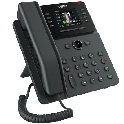 Fanvil V62W Gigabit WiFi Color-Screen IP Network Phone Wireless Black and White