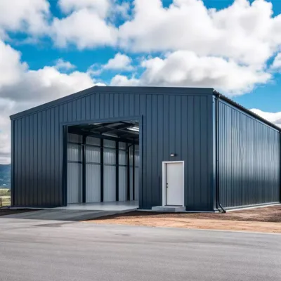 High Load Bearing Steel Structure Carport with Custom Sizes for Cars Buses Trucks School Workshop & Garage Shed Use