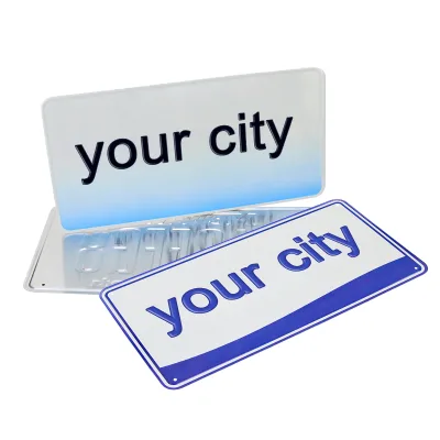 Custom Vanity Plate Print License Plates Frameless Halter Rahmenlos Bedrucken Usa Kennzeichen