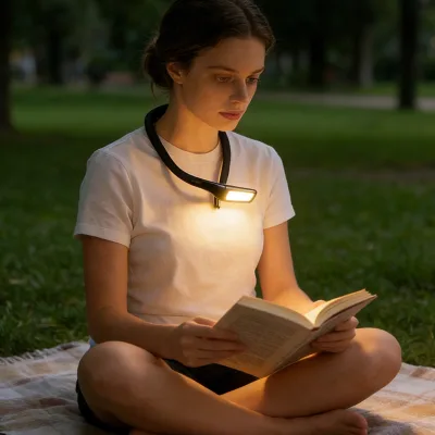 Neck Light Bright Rechargeable Flexible Book Reading Hands-Free OEM Portable Dimmable USB-C Waterproof Lightweight Adjustable