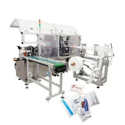 High Quality Small Pack Single Pcs Cleansing Wet Wipes Machinery Price with Raw Material Supply