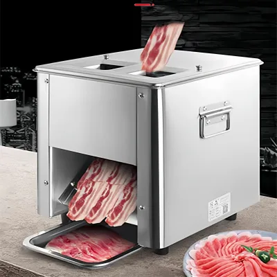 Compact Manual Meat Slicer for Precise Thin Cuts