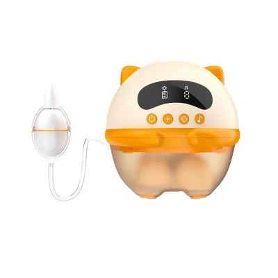 Custom Logo Plastic Silicone Nozzle Nasal Aspirator Night Light Equipped Suction Device Portable Safe Kids Overheating 2400mAh