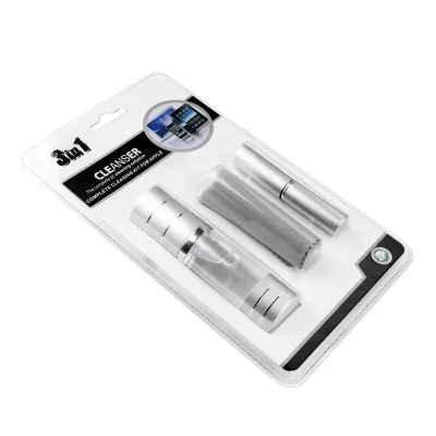 New Lipstick Shape Cleaning Kit 3-in-1 Computer and Mobile Phone Screen Cleaner Unique Design Strong Cleaning Power