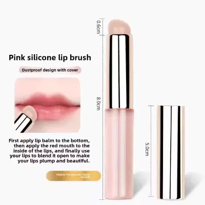Makeup Brush Silicone Lip Brush Lipstick and Concealer and Mixed Beauty Cosmetics Tool Multi-use Lip Brush