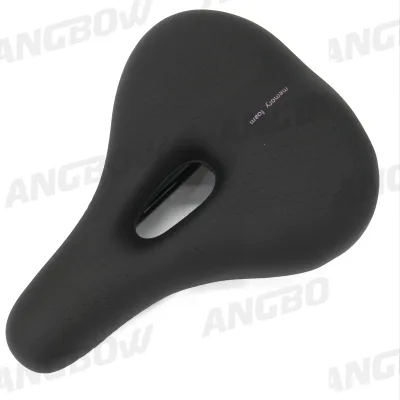China Factory PU Custom Hollow Saddle, Breathable Shock Absorption Comfortable Saddle