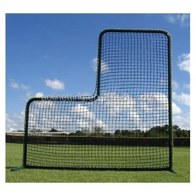 Fortress Regulation Baseball L-Screen [7ft X 7ft] | Premium-Grade Pitcher Protector Screen |