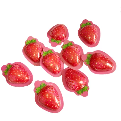 3d Strawberry Soft Candy Sweet Fruity Chewing Gum Box Packing Factory Cheap Price Hot Sale
