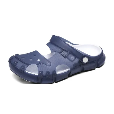 Closed Sandals for Men Summer Casual Outdoor Sandals Simple Style Beach Clogs Slippers