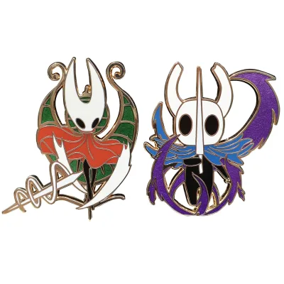 High Quality Accessories Hollow Knight Hornet Badge Metal Crafts Jewelry Alloy Pin Brooch Anime Pins