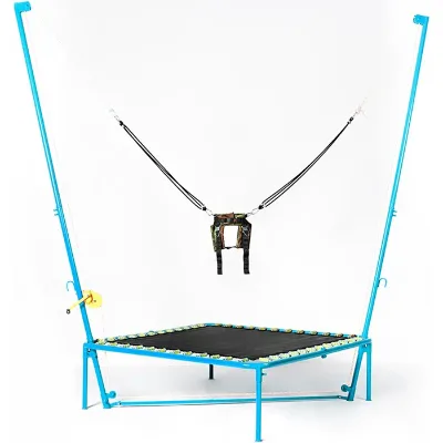 Dream Kids Adults Outdoor Indoor Single Double Triple Four Person Manual Electric Inflatable Bungee Jumping Bounce Trampoline