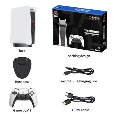 2022 M5 16 Bit 20000 Classic Games Console Retro TV Video Game Consoles with Two Gamepads for Kid Family Entertainment