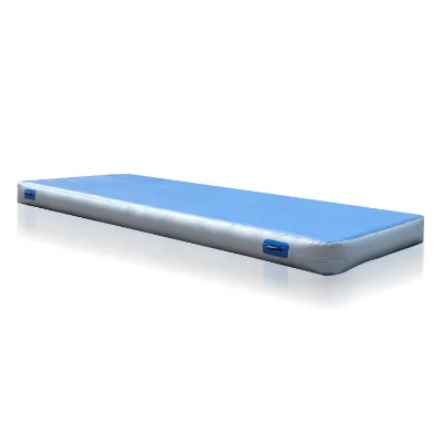 China High Quality 1.2MM DWF Inflatable Gymastics Air Track Mat Training Yoga Trampoline and Free Pump for Home