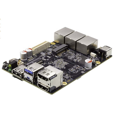 2.5G Multi NIC Industrial Mainboard Open-Source Kernel Android Linux OpenWRT RK3588 OCTA CORE Android Linux Board Mainboard