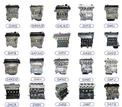 Sale Motor G4FA G4FC G4KJ G4KD G4FJ G4LA G4LC G4KE D4CB D4BB D4BH D4HB D4EB G4EE G4KG G4NA G4GC G4FG G4FD Engine for Hyundai Kia