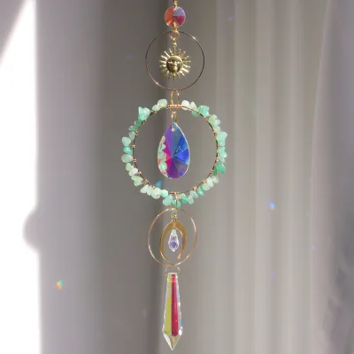 Wholesale Crystal Ball Prism Suncatcher Hanging Glass Decoration and Suncatchers Crystal Suncatcher Kit
