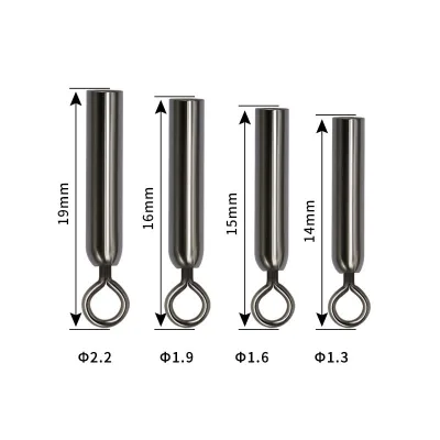 Outdoor Fishing Supplies Bobber Holders & Line-Fixing Tubes-Straight-Type Sockets Copper-Nickel Plating Wholesale