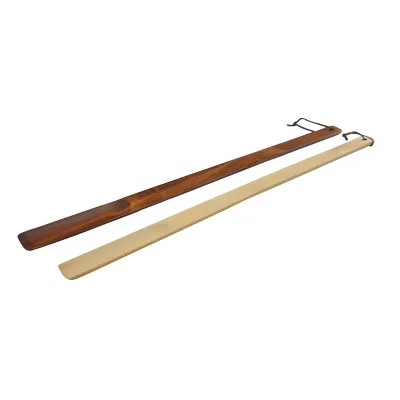 OEM&ODM Extra Long Handle Wooden Shoe Horn 70*3.8cm for Hotel