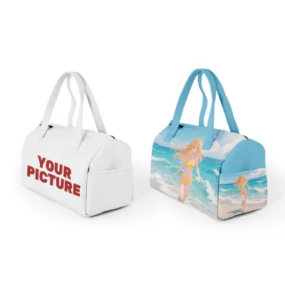 Hot Sale Cartoon Tote Bag Embroidery Open Casual Outdoor Travel Beach Storage Colorful Pattern Handbag