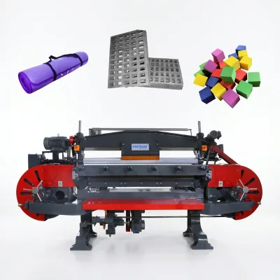Heavy Duty Splitting Machine for EVA PE Rubber Foam Mechanical Gearbox Stable Output Low Failure Processing Equipment
