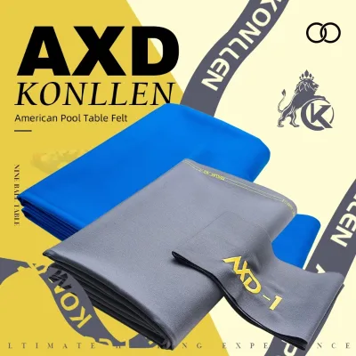KONLLEN 9ft Pool Table Felt 6 Pre-Cut Strips Wool Nylon Blend Billiard Cloth Replacement for American Nine Ball Tables