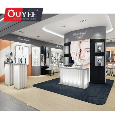 Modern Luxury Interior Decoration Designed Perfume Shop High Quality Display Showcase Cabinet