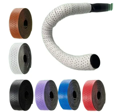 Bike Handlebar Strap Breathable Shock Absorbing Road Bicycle Handlebar Tape PU+EVA Anti-slip Cycling Accessories
