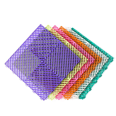Anti UV Portable Garage Floor Tiles Interlocking Anti Slip Plastic Garage Floor Garage Flooring Tiles