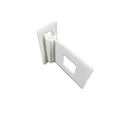 Hot Sale Displays Accessories Exhibition Cardboard Shelf ABS Connector White Plastic Corrugated Shelf Clips