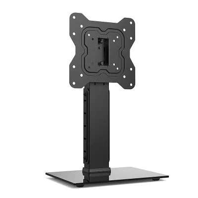 17"-50" Universal TV&Monitor Arm Stand with Power Outlet Adjustable LED LCD Screen Bracket Monitor Desk Mount