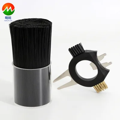 Premium Golf Brush Filament Nylon Bristles for Golf Club Cleaning Brush Durable Abrasion Resistant Fiber