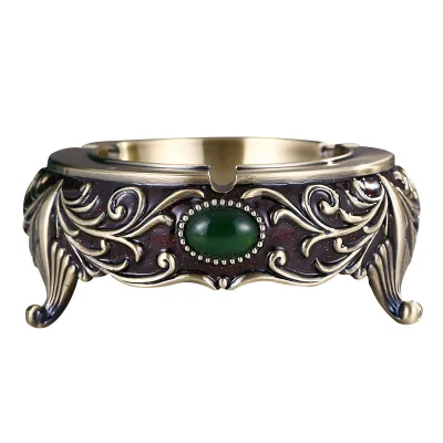 Wholesale Retro Ashtray Creative Personality European Style High-end Ashtray Home Large Smoke Extinguisher Gift