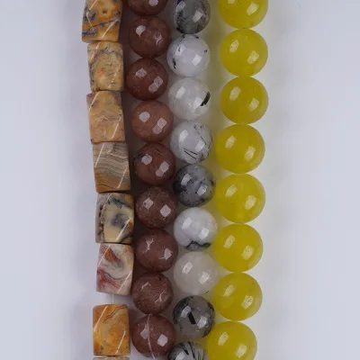 Wholesale 18cm Natural Stone Beads for Jewellery Making