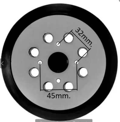 FESU Disc Sander Sanding Pad 5 Inch 125mm 8+4 Holes