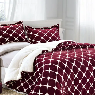 Cheap Factory Price Love Design Oem Odm Bed Quits Flannel Cotton Quilt Blanket Comforter