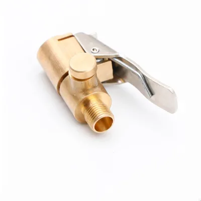 8mm Brass Interface Clip on Tire Short Length Air Chuck