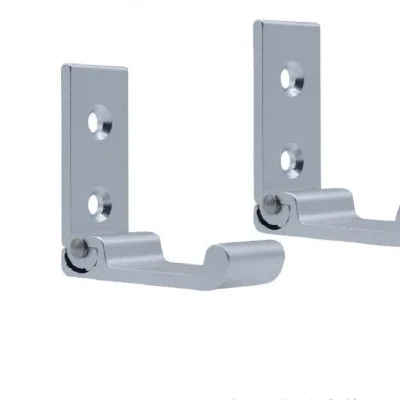 Jutye Wardrobe Hidden Hook Folding Nail-free Stick Crochet Coat Hook Cabinet Hanger