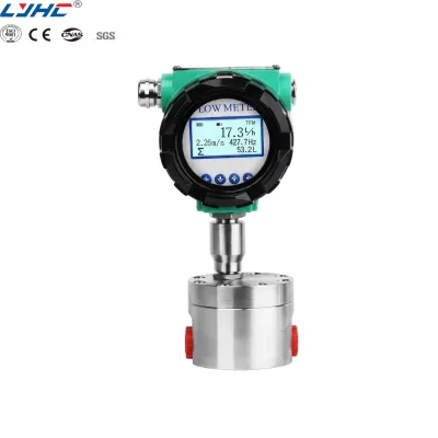 Fuel Chemical Substances Edible Oil Liquid Round Gear Flowmeter, Digital Mechanical Low-pressure OEM Flow Indicator