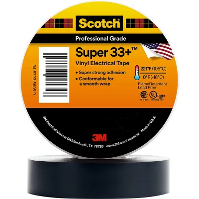 High Quality3 M  33 Original Vinyl Electrical AdhesiveTape Single Side Acrylic Rubber Tape