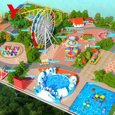 30 Years of Experience in Amusement Ride Playground Outdoor Attraction Fairground Theme Park Customized Plan With Free 3D Design